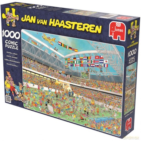 JUMBO 1000 EL. Szalona piłka nożna [PUZZLE]