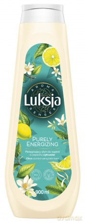 LUKSJA Aroma Senses Purely Energizing Pielęgnujący płyn do kąpieli o zapachu cytrusów 900 ml