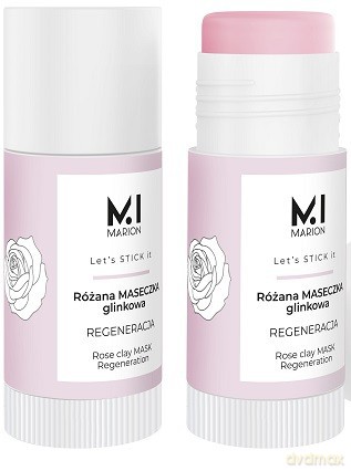 MARION Maseczka w sztyfcie glinkowa różana 25 g