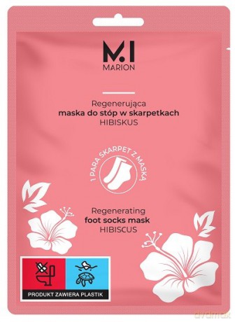 MARION Maska do stóp skarpetki Hibiskus 2x15ml