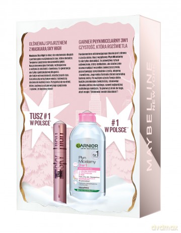 MAYB ZEST ŚW Lash Sensational Tusz+ Garnier Płyn