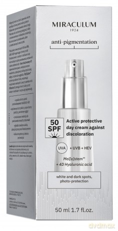 MIRACULUM Anti-Pigmentation Aktywny krem przeciw przebarwieniom SPF 50 50 ml