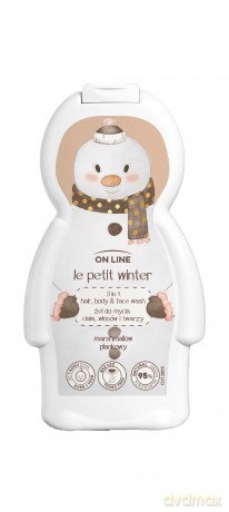 ON LINE Bałwanek Żel 3w1 do mycia ciała włosów i twarzy 350 ml