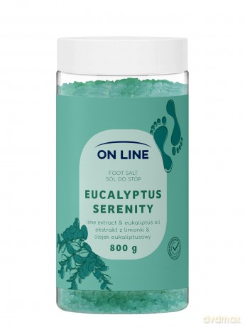 ON LINE Sól do stóp Eucalyptus Serenity 800 g