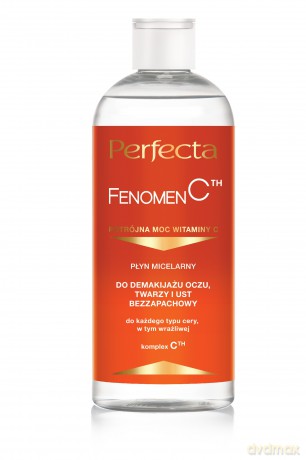 PERFECTA Fenomen C Płyn micelarny do demakijażu oczu twarzy i ust 400 ml
