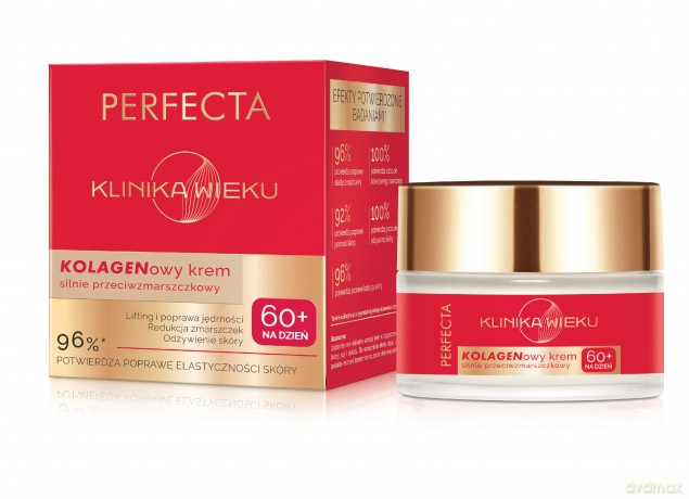 PERFECTA Klinika Wieku Kolagenowy Krem silnie przeciwzmarszczkowy na dzień 60+