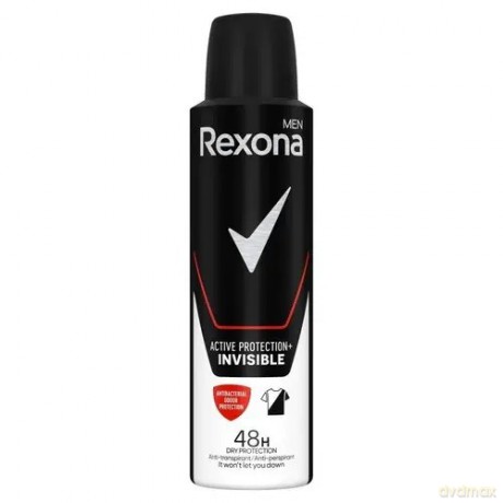 REXONA MEN Active Protection+ Invisible Dezodorant anti-perspirant w sprayu dla mężczyzn 150 ml