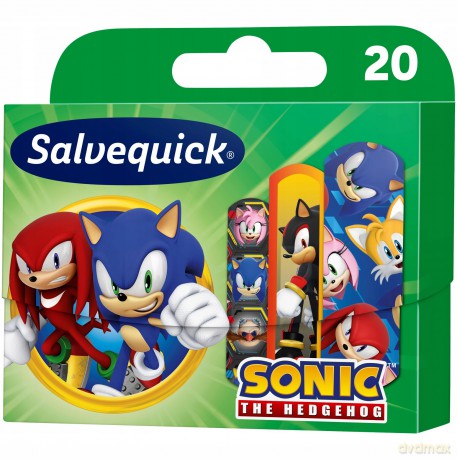 SALVEQUICK Sonic Plastry dla dzieci - 20 sztuk