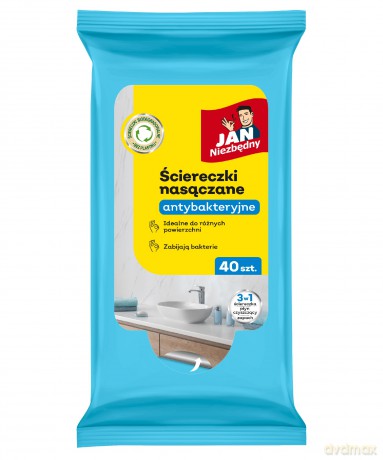 SAR JAN NZ Ściereczki nasącz. antybakt. 40szt