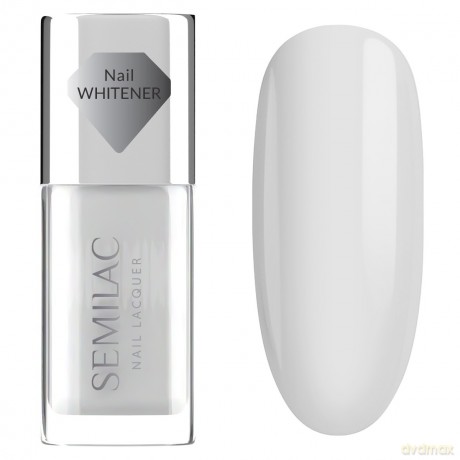 SEMILAC Nail Lacquer Klasyczny lakier do paznokci 100 Nail Whitener 9 ml