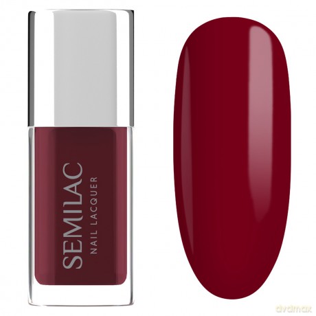 SEMILAC Nail Lacquer Klasyczny lakier do paznokci 110 Classic Red 9 ml