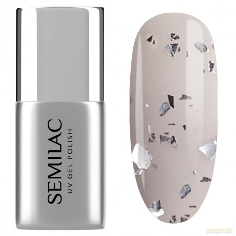 SEMILAC Winter Wonderland Top do lakierów hybrydowych No Wipe - T34 Frozen 7 ml