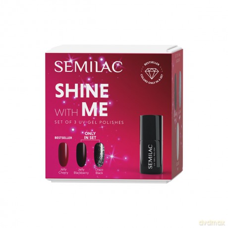 SEMILAC Zestaw prezentowy Shine with Me Set