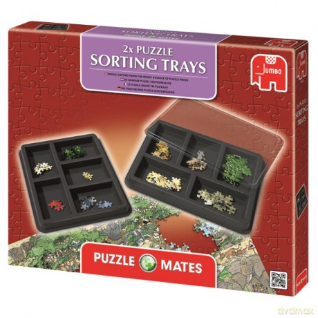 JUMBO 2 tacki do sortowania puzzli [PUZZLE]
