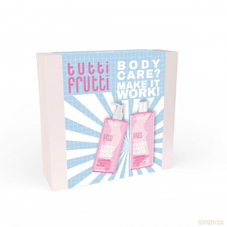 TUTTI FRUTTI Zestaw prezentowy Everybody Glow (żel pod prysznic 400ml + balsam do ciała 250ml)