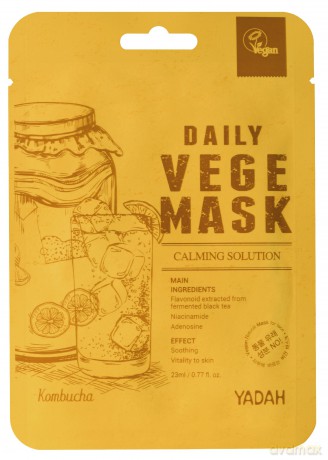 YADAH Daily Vege Maska w płachcie Kombucha 23 ml