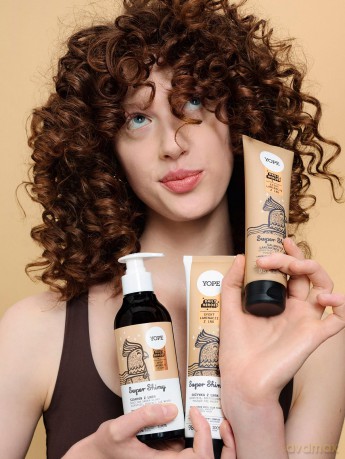YOPE DAILY HEROES Super Shiny Szampon z lnem 300ml