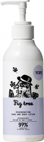 YOPE Regenerujący balsam do rąk i ciała Figa 300 ml