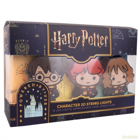 Harry Potter lampki dekoracyjne - postacie: HP, Hermiona, Ron / Harry Potter 2D Character String Lights