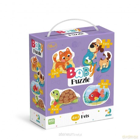 Baby puzzle 4w1 Zwierzęta domowe [PUZZLE]