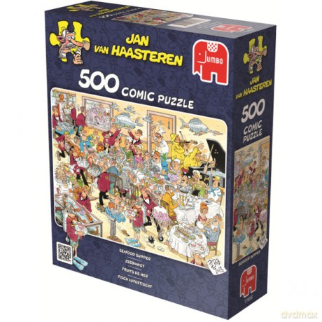 JUMBO 500 EL. Kolacja z owoców morza [PUZZLE]