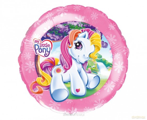 Balon foliowy 46 cm Pony okrągły