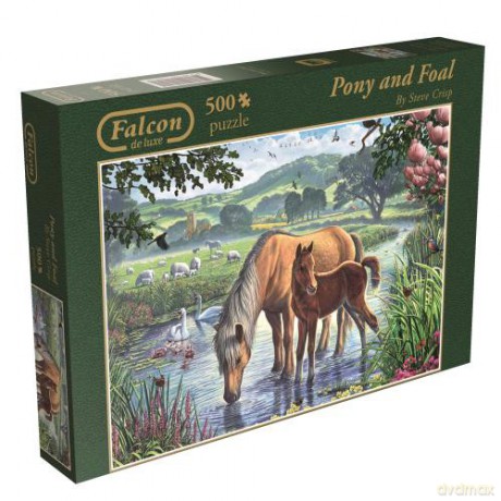 JUMBO 500 EL. Kucyk i źrebię [PUZZLE]