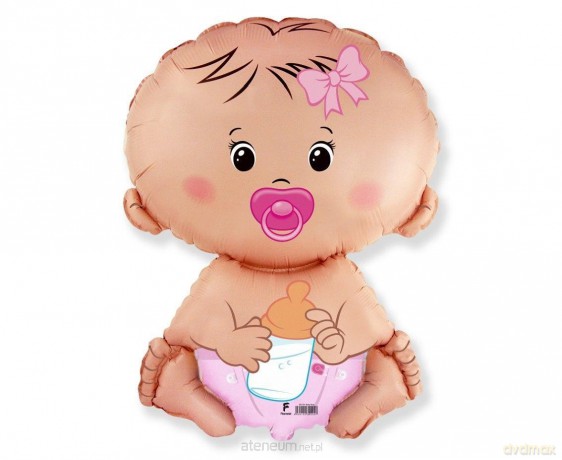 Balon foliowy 61 cm Bobas Dziewczynka