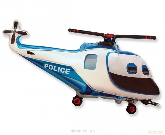 Balon foliowy 61 cm Helikopter Policyjny