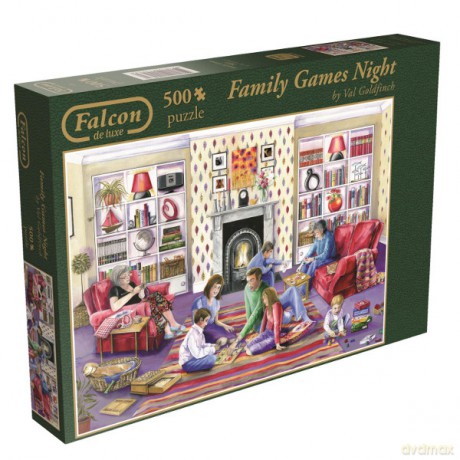 JUMBO 500 EL. Noc rodzinnych gier [PUZZLE]