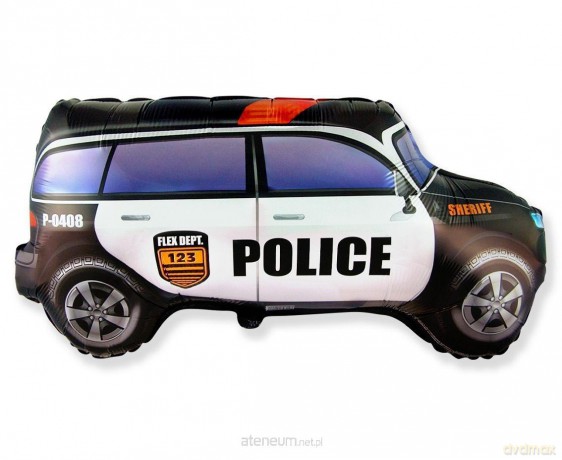 Balon foliowy 61 cm Police Car