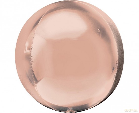 Balon foliowy kula Jumbo różowo-złota