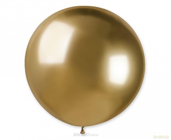 Balon kula shiny złota 0,80m