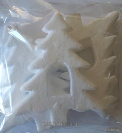 Choinki styropianowe 15,5x13,5 cm 5szt