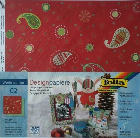 Design-papier 190 g/m2 30,5x30,5 cm 5 arkuszy