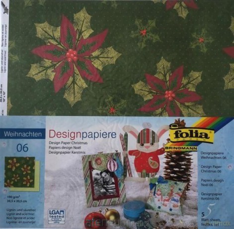 Design-papier 190 g/m2 30,5x30,5 cm 5ark