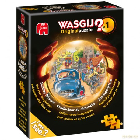 JUMBO 500 EL. Wasgij Niedzielni Kierowcy [PUZZLE]