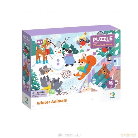 DODO 60 el. Zimowe zwierzęta [PUZZLE]