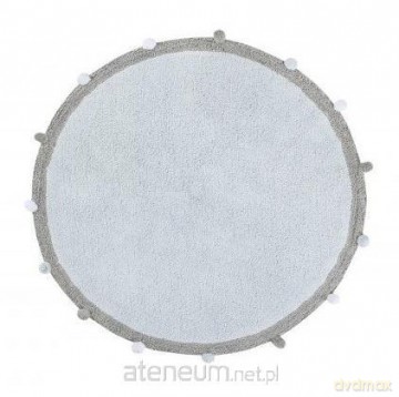 Dywan bawełniany Bubbly Soft Blue 120 cm