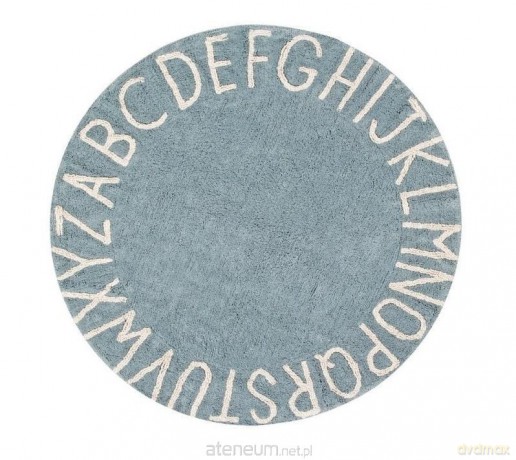 Dywan bawełniany okrądły ABC Vintage blue 150 cm