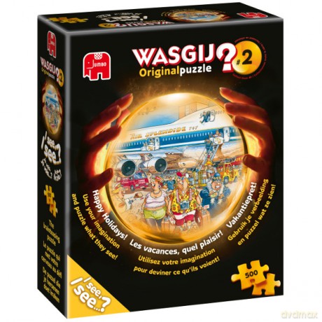 JUMBO 500 EL. Wasgij Szczęśliwe Wakacje [PUZZLE]
