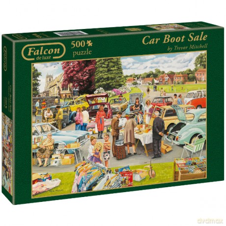 JUMBO 500 EL. Wyprzedaż samochodowa [PUZZLE]