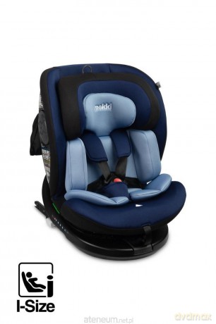 Fotelik mokki I-size navy (40-150) [KSIĄŻKA]