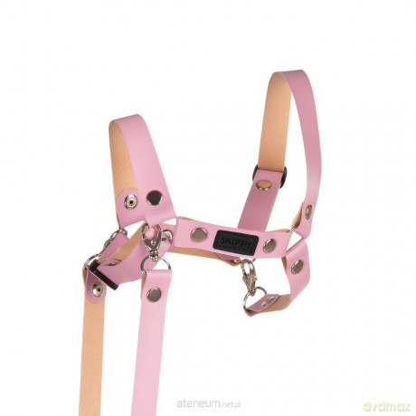 Kantar dla Hobby Horse wodze ekoskóra różowy