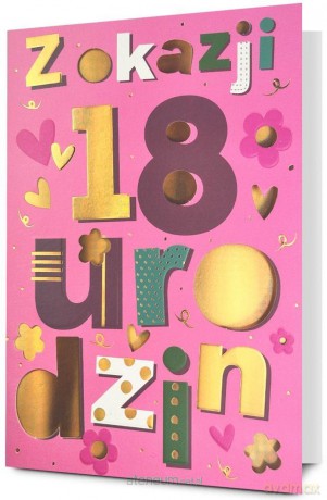Karnet B6 Urodziny