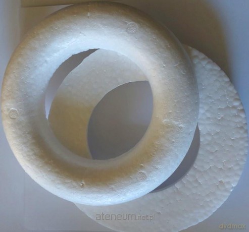 Koło ze styropianu półpłaskie 15 cm 2szt
