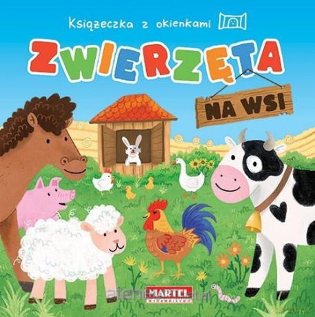 Książeczka z okienkami. Zwierzęta na wsi - Agnieszka Karłowicz [KSIĄŻKA]