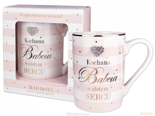 Kubek Mag Dots - Kochana Babcia