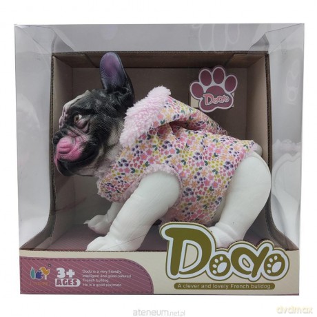 Lalka piesek buldog