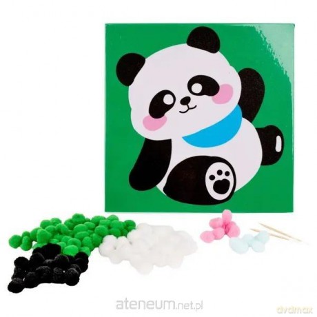 Mozaika pomponowa Panda